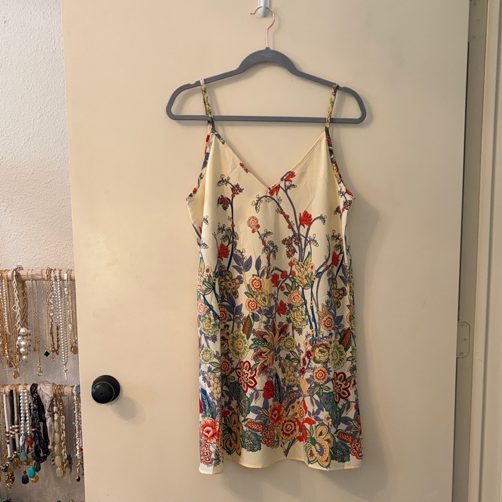 Bohemian Floral Mini slip Dress